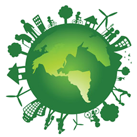 green global world environmental icon