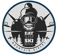 eat sleep ski repeat icon